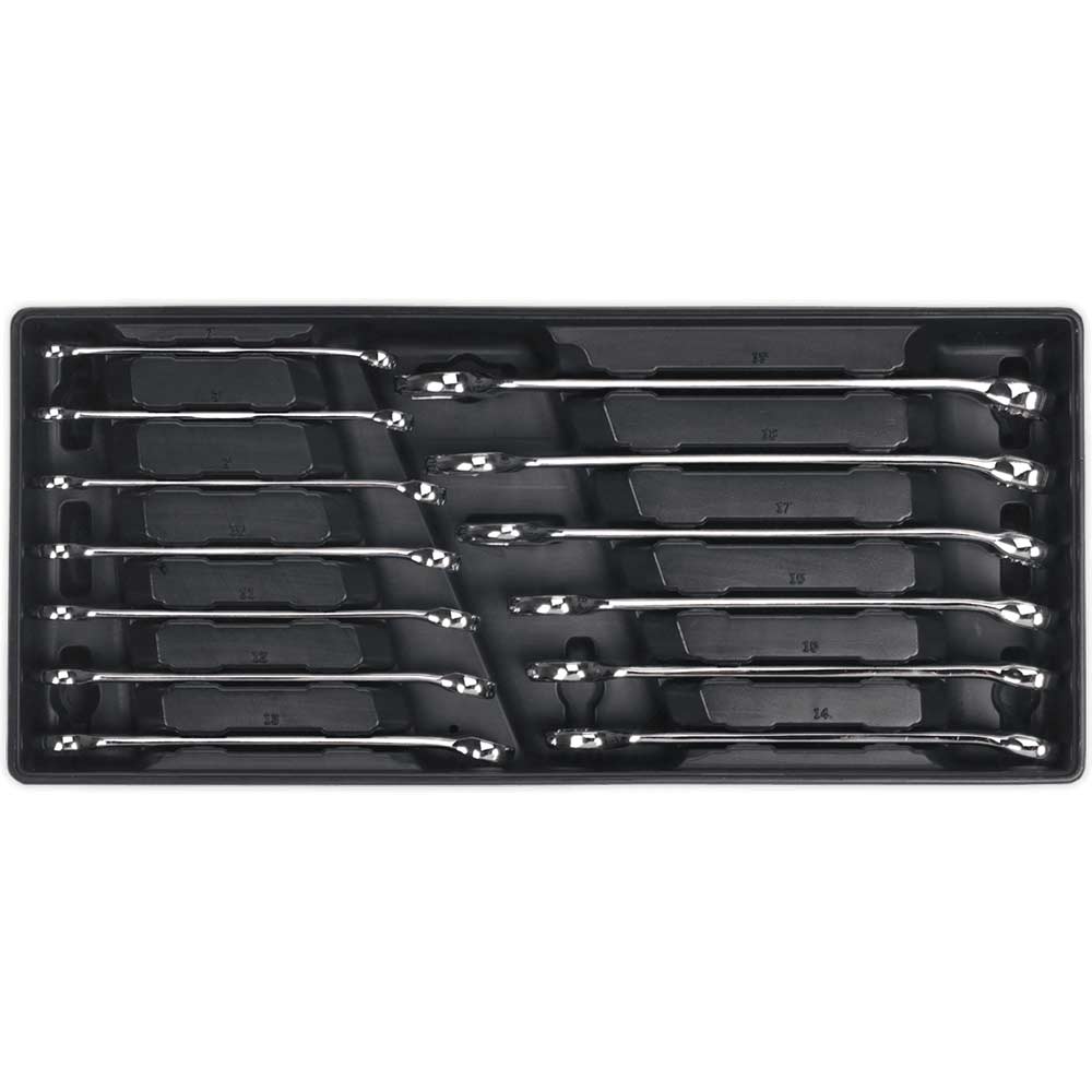 Sealey 13 Piece Combination Spanner Set Metric In Module Tray - Pilgrim